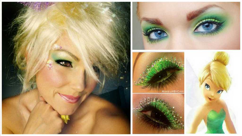 Le maquillage de la Fee Clochette Idees et tutos DIY makeup - Ma Folie Des Fetes