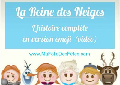 ★ Histoire complète version emoji de la Reine des Neiges / Frozen (video) ★