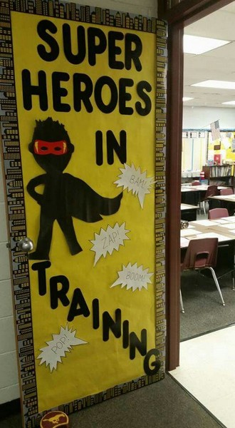 Décoration Portes de classe Super-héros - photo 5 - Ma Folie Des Fêtes