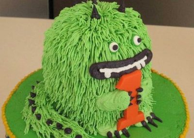 Gâteau monstre rigolo décoration poche à douille - (15) - Ma Folie Des Fêtes