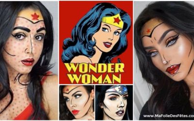 ★  Le maquillage Pop Art de Wonder Woman : des idées et tutos DIY ★