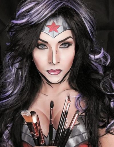 Idée Maquillage Pop Art de Wonder Woman (10) - Ma Folie Des Fetes