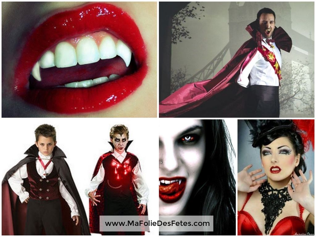 Idées déguisements pour Halloween Vampire - Ma Folie Des Fêtes