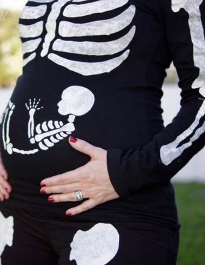 Idee Deguisement Femme enceinte Halloween Squelette 1 - Ma Folie Des Fetes