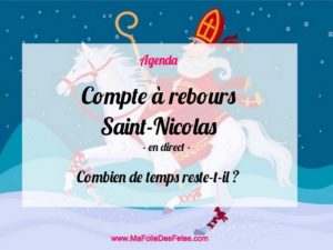 Compte a rebours Saint-Nicolas - Ma Folie Des Fêtes